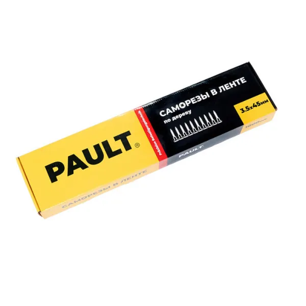 Лента с саморезами черные PAULT 3.5x35 глк/профиль купить