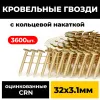 Кровельные гвозди PAULT CRN 32х3.1 мм 3600 шт.